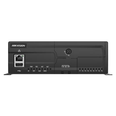 [AE-MN5083(RJ45)] NVR Móvil de 8 Canales de 2 Megapixel / 8 Puertos PoE / 1 Bahía de Disco Duro / Incluye Modulo GPS