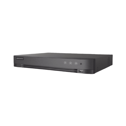 [DS-7204HGHI-M1(T)] [Audio Bidireccional] DVR 4 Canales TurboHD + 1 Canal IP / 2 Megapixel (1080p) Lite / Acusense Lite (Evita Falsas Alarmas) / Audio por Coaxitron / 1 Bahia de Disco Duro / H.265+ / Salida de Vídeo Full HD